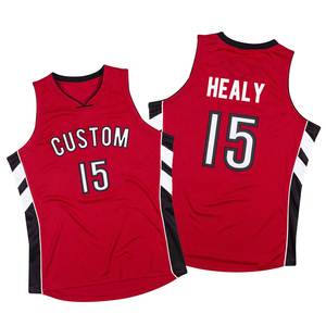 เสื้อบาสเก็ตบอลโพลีเอสเตอร์ 100% ดีไซน์ใหม่ปรับแต่งได้เต็มที่ คุณภาพสูง ขายส่ง ระบายอากาศได้ดี ซับเหงื่อ ไม่มีแขน - Product Image 1