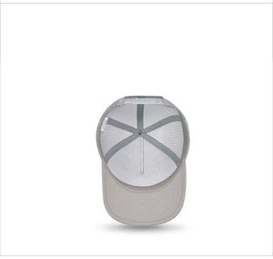 Gorra Trucker Deportiva de 6 Paneles, Visera Gris de Lona, Estilo Casual de Béisbol, Media Malla, Ajustable, para Hombre y Mujer, Verano, Aire Libre - Product Image 6