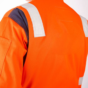 Overol de Seguridad para Trabajo de Construcción, Diseño Personalizado, Transpirable, Impermeable, de Poliéster, Cómodo - Product Image 4