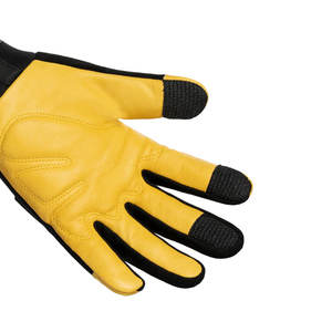 Gants de sécurité de travail mécanique anti-vibration en cuir de vachette et tissu maillé avec logo personnalisé - Product Image 5