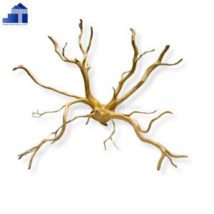 Accesorios Ecológicos para Acuarios de Tortugas y Arañas, Raíz de Acero Inoxidable Natural para Exteriores, Mopani - Product Image 3