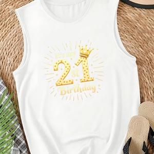 Chaleco de punto informal para mujer para 21 cumpleaños - Product Image 3