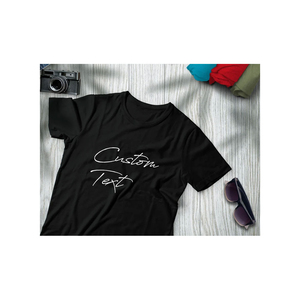 เสื้อยืดคอตตอนสีเขียวอมฟ้าสำหรับผู้ชาย แขนสั้น คอกลม ทรงปกติ สวมใส่สบาย ผ้าเจอร์ซีย์ถัก พิมพ์ลายตัวอักษรด้านหน้า - Product Image 6
