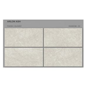 Azulejos de pared/suelo de porcelana brillante de 600x1200mm, moderno, clásico, resistente a las manchas, antibacteriano, resistente al ácido, fácil mantenimiento - Product Image 2