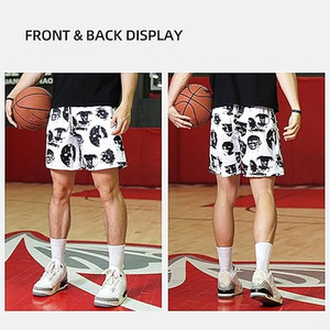 Pantalones Cortos Negros Vintage de Verano para Hombre, Estilo Urbano, Casuales, Subidos por Dress Sports - Product Image 3