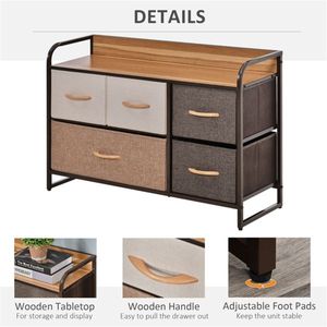 Chester Dresser with Storage Cabinets/Lockers Elegant Furniture for Home Use - Product Image 6