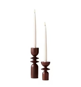 Wooden Candle Stand Holder for Home Decor Wooden Votive Candle Holder Modern Style Table <b>Top</b> Lighting Ambience Hot Arrival - Product Image 2