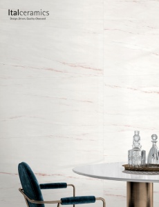 กระเบื้องปูพื้นพอร์ซเลนลายหินอ่อนสีขาว Favolosa Rosso Dolomite พรีเมียม เงางาม ขนาด 600x600 มม. สำหรับตกแต่งภายในห้อง - Product Image 1