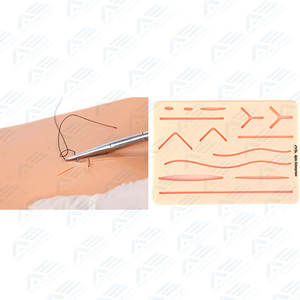 Hilos de educación y entrenamiento con instrumentos Instrumentos médicos Almohadilla de silicona Suturas Hilo y aguja con kit de herramientas - Product Image 3