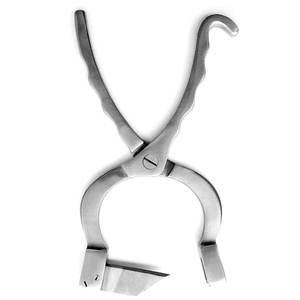 Couteau de castration Newberry pour usage vétérinaire équin, en acier inoxydable, outil de castration robuste, certifié CE par HASHIR INTERNATIONAL - Product Image 4