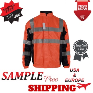 Chaqueta de Seguridad Reflectante de Alta Visibilidad, Impermeable, con Capucha, Resistente al Calor (200°C), para Fábrica o Taller - Product Image 6