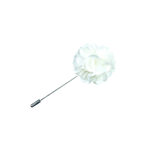Épinglette élégante en alliage de zinc émaillé en forme de fleur pour hommes |   Boutonnière de mariage et broche de revers pour costume de marié |   Accessoire pour blazer formel - Product Image 1