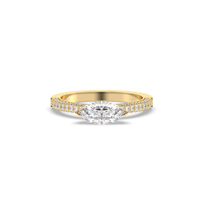 Anillo REYES de Último Diseño en Plata de Ley 925 con Corte Marquesa y Moissanita de 1.36 Quilates para Mujer, Joyería Fina de Lujo con Certificación GRA - Product Image 6