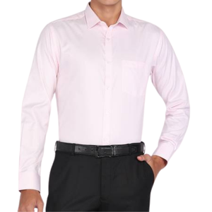 Camisas de Vestir para Hombre, Corte Entallado, Manga Larga, Color Sólido, para Negocios, Primavera, Fabricante ODM, Venta al Por Mayor, Poliéster/Algodón - Product Image 1