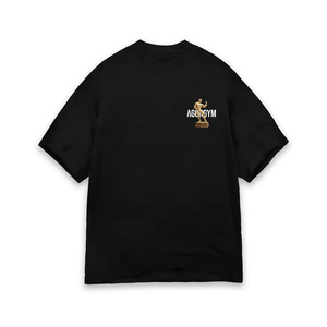 T-shirt Homme Oversize à Épaules Tombantes, T-shirt de Sport Vierge, Impression Personnalisée, Logo, T-shirt Lourd, Coupe Boxy pour Homme - Product Image 5