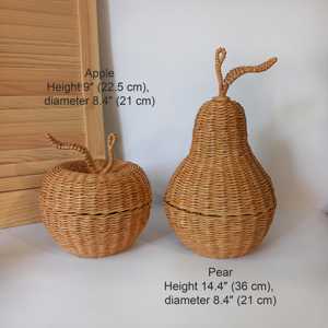 Ensemble de paniers en osier bohème faits main au Vietnam, en rotin naturel, pour chambre d'enfant, rangement et décoration, fabricant - Product Image 2