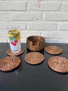 Posavasos de Ratán con Aspecto Natural, Ideal para Mesa de Centro, Encimera de Cocina y Uso Diario, Venta al por Mayor desde India - Product Image 3