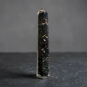 หินโอเบลิสก์หินอาเกตธรรมชาติสีดำ - Product Image 3