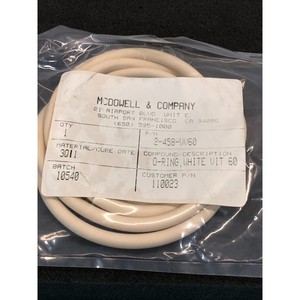 MCDOWELL & COMPANY 2-458-WV60 O-RING 2-458 - Equipo y Piezas de Semiconductores de Confianza con Legado Global - Product Image 1