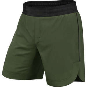 High Quality Best Breathable <b>Men's</b> Olive <b>Green</b> Quick Dry <b>Shorts</b> With Elastic Waist And Pockets Casual Sport Wear - Product Image 1