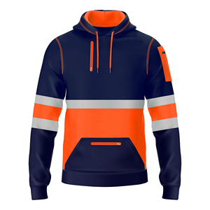 Sweat-shirts de sécurité pour hommes avec logo et taille personnalisés, vêtements de travail standard haute visibilité, pull à col rond, robuste, nouveau design simple - Product Image 1