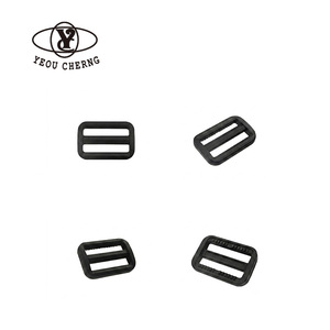 YEOU CHERNG Classic Black Plastic Adjustable <b>Strap</b> Ladder Lock <b>Buckle</b> Clip for Bag Accessories - Product Image 3