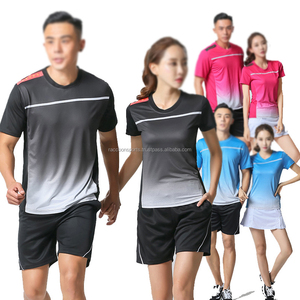 Tenue de sport pour homme adulte, uniforme de tennis, jersey respirant à séchage rapide en polyester/spandex, impression par sublimation personnalisée - Product Image 1
