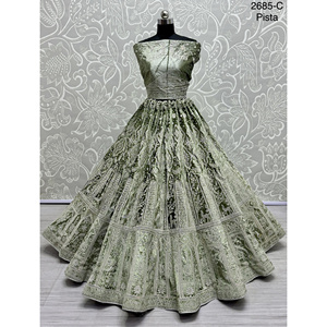 ชุดเจ้าสาวอินเดียกำมะหยี่คอลเลกชันสำหรับเจ้าสาวกับงาน zarkhan โดย fabzone - Product Image 5