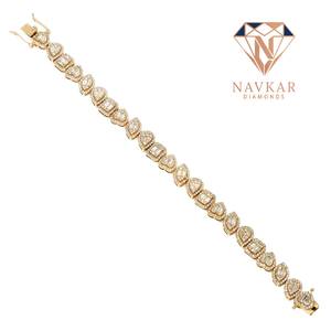 Bracelet tennis Moissanite diamanté haut de gamme en argent sterling 925, bijoux de luxe pour hommes et femmes, en promotion - Product Image 2
