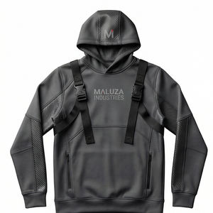 Sudadera con Capucha Térmica de Forro Polar para Invierno, Chaqueta Cortavientos para Gimnasio, Ropa Deportiva para Yoga y Calentamiento, Proveedor de Fábrica - Product Image 1