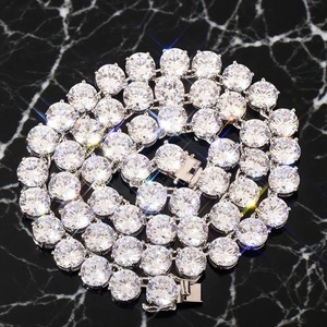 Cadena de tenis de diamantes de excelente calidad para hombres, ideal para compromisos y ocasiones de regalo de lujo, disponible en grandes cantidades. - Product Image 6