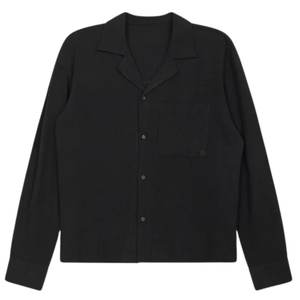 Chemise tissée texturée pour homme, manches longues, boutonnée, coupe décontractée, légère, idéale pour l'été, vente en gros OEM - Product Image 1