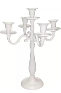 Candelabro de Cristal de Lujo de Alta Calidad con 5 Brazos, Estilo Antiguo, Sin Electricidad, Portavelas de Metal para Bodas - Product Image 5