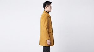 Manteau long pour homme de qualité supérieure, design moderne et ajusté, boutonné, vêtement d'extérieur classique pour l'hiver, idéal pour les occasions professionnelles décontractées et la mode quotidienne - Product Image 4