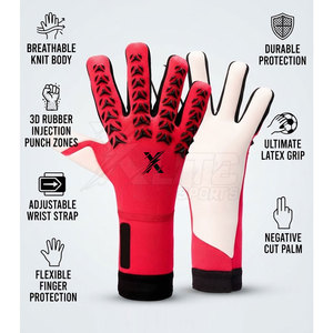 Gants de gardien de but professionnels en caoutchouc respirants et antidérapants pour l'entraînement de football, les séances de pratique et les gardiens de but de club - Product Image 5