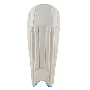 Almohadillas Ligeras Personalizadas para Atrapador de Críquet, Color Azul y Blanco, Acolchado Interno, Protección UV, para Diestros, con su Logotipo - Product Image 6