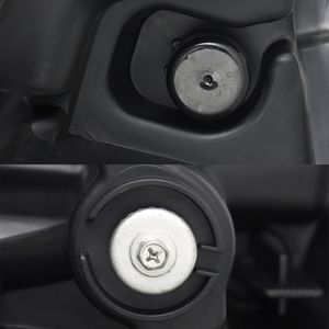 Coppia di Fari Anteriori per Kenworth T680 2013-2021, Set Sinistro/Lato Guida e Destro/Lato Passeggero, Neri con Lampadine Alogene - Product Image 3