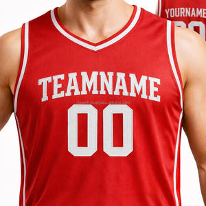 ชุดบาสเก็ตบอลคุณภาพสูง ระบายอากาศได้ดี ออกแบบได้ตามต้องการ ชุดฤดูร้อนในราคาโรงงาน รับผลิตตามขนาด OEM - Product Image 4