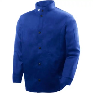 Chaqueta de Seguridad Industrial Resistente de Tela de Algodón Perforada FR, Certificada CE, Alta Visibilidad, Protección Corporal para Soldador, Reflectante - Product Image 1