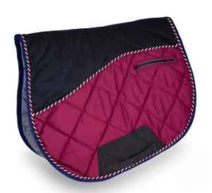 Almohadillas de montura western de doma clásica 100% hechas a mano de alta calidad para equitación estilo inglés, forradas con algodón y tela. - Product Image 6