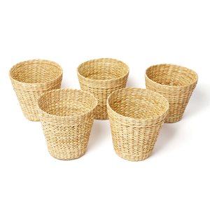 Macetas de Mimbre Tejidas a Mano, Macetas de Jacinto de Agua de Primera Calidad, Cestas para Plantas - Product Image 1