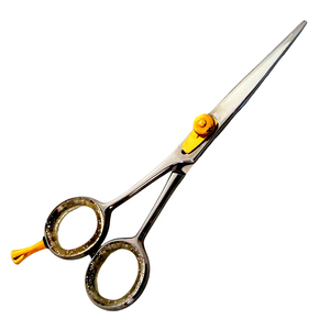 Ciseaux de coiffeur professionnels pour gaucher Ciseaux de coupe de cheveux droits en acier inoxydable avec bord de rasoir en céramique pour une utilisation en salon - Product Image 6