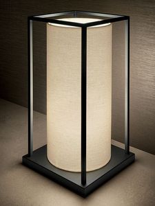 Modern Minimalist Metal <b>Table</b> <b>Lamp</b> Beige Linen Drum Shade E26 LED 3500K Warm White Adjustable <b>Base</b> Ra80 for Living Room - Product Image 3