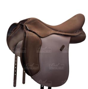 Sillas de Montar para Caballos de Alta Calidad y Resistentes, Nuevas Sillas de Montar Inglesas de Cuero para Salto Western y Contacto Cercano, para Uso en Exteriores - Product Image 1