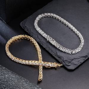 RAMDUT IMPEX Bracelet tennis en moissanite or glacé, sertissage lourd, vente en gros, chaîne en or de qualité supérieure, pierres étincelantes, GRA - Product Image 4
