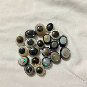Vente en gros de pierres précieuses d'agate naturelle de forme ovale pour la méditation et la fabrication de bijoux, pierres précieuses en vrac - Product Image 1