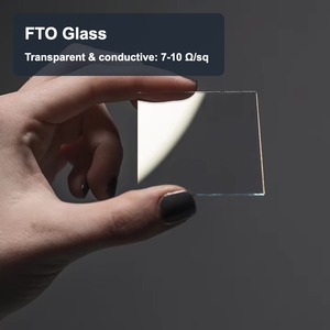 Lames de verre conductrices transparentes FTO 75x25 mm 1,6 mm 7-10 Ohm/sq en verre TCO pour la recherche sur les cellules solaires et les capteurs - Product Image 3