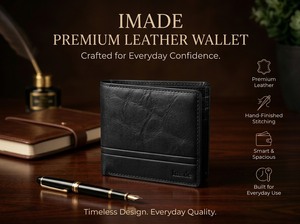 Porte-cartes unisexe en cuir véritable, fin et compact, avec blocage RFID, pour cartes de visite, personnalisation OEM - Product Image 1