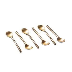 Modern Design Metal Coffee Tea Spoon Stainless Steel Sugar Stirring Spoon Dessert Cutlery Table Stylish - Product Image 4