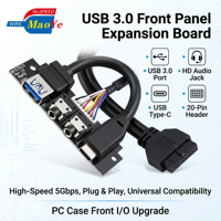 Cable USB 2.0/3.0 para Panel Frontal de Caja de Ordenador, PVC, Audio HD, 0.3m, Conductor de Cobre Puro, Suministro de Fábrica